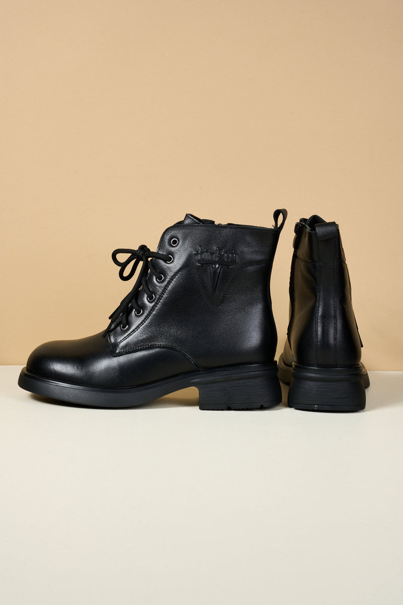 A Vintage Style Boots with Delicate Timeless Details