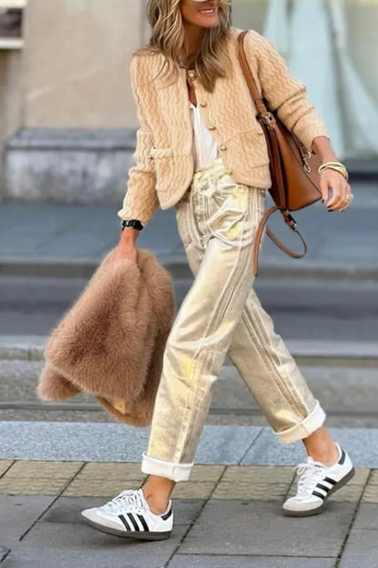 Beautifully Finished Sweater in a Timeless Design