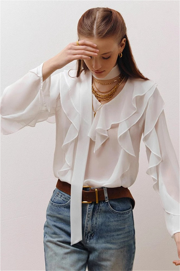 Vintage Inspired Blouse with a Contemporary Edge