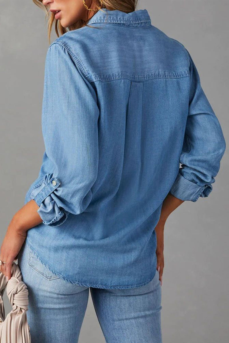 Classic Vintage Blouse with a Flattering Fit
