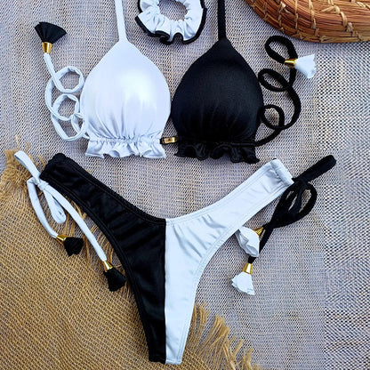 Vintage Inspired Bikini with a Contemporary Edge