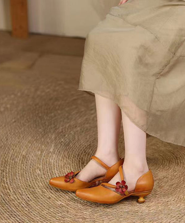 Well Tailored Sandals with a Graceful Silhouette