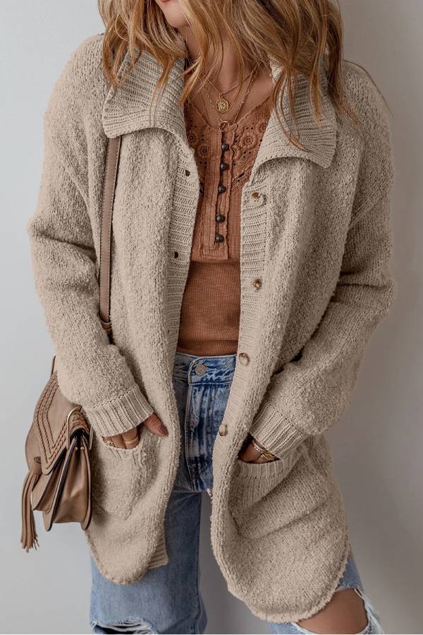 A Vintage Style Cardigan with Delicate Timeless Details