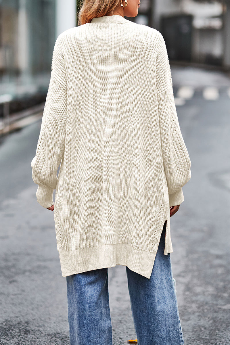 Well Tailored Cardigan with a Graceful Silhouette