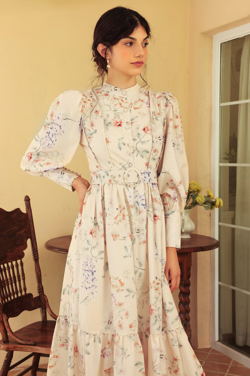 A Vintage Style Dress with Delicate Timeless Details