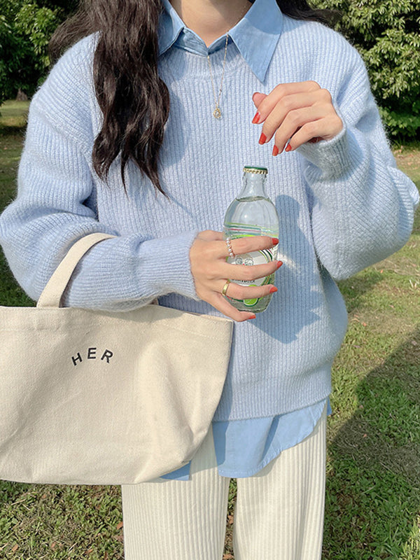 Classic Vintage Sweater with a Flattering Fit