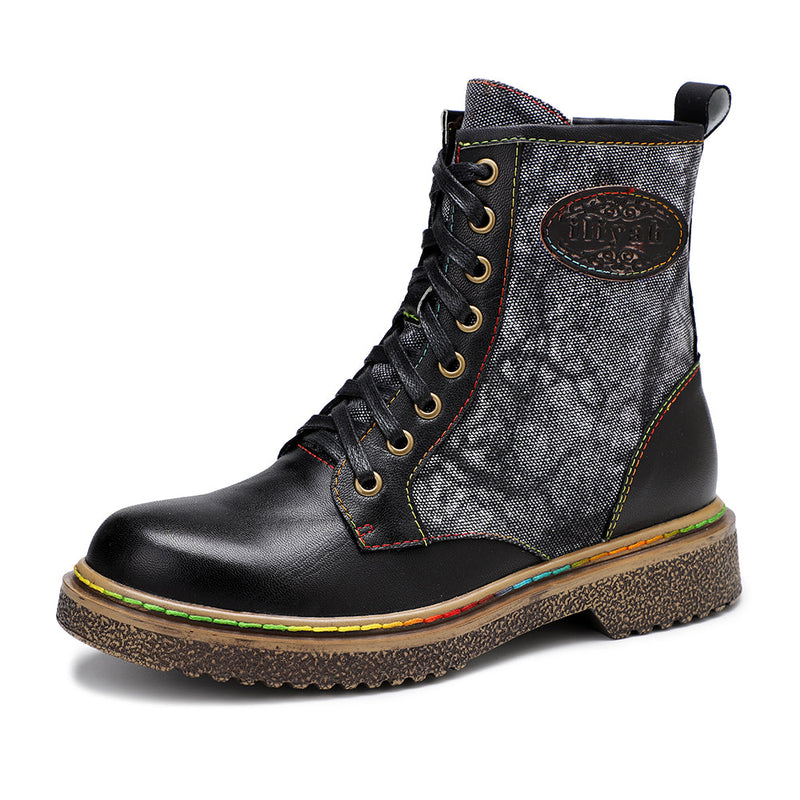 A Vintage Style Boots with Delicate Timeless Details