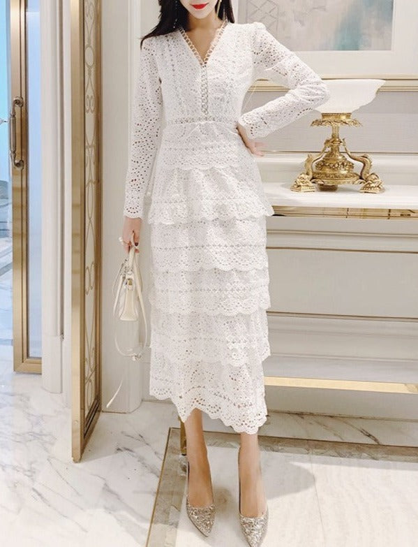 A Vintage Style Dress with Delicate Timeless Details