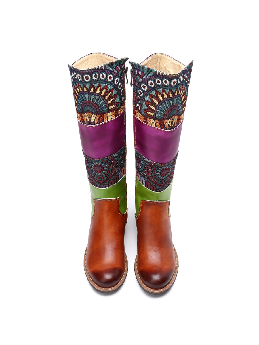 A Vintage Style Boots with Delicate Timeless Details