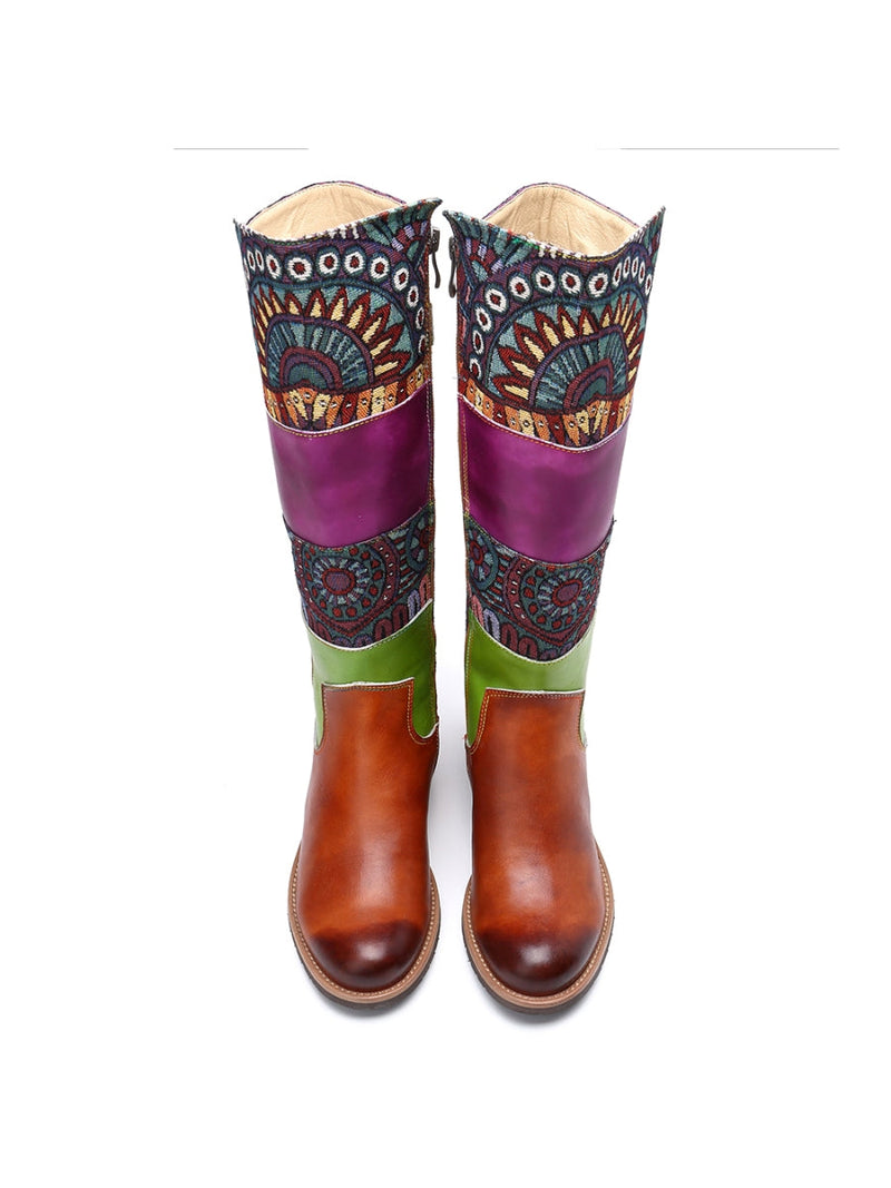 A Vintage Style Boots with Delicate Timeless Details