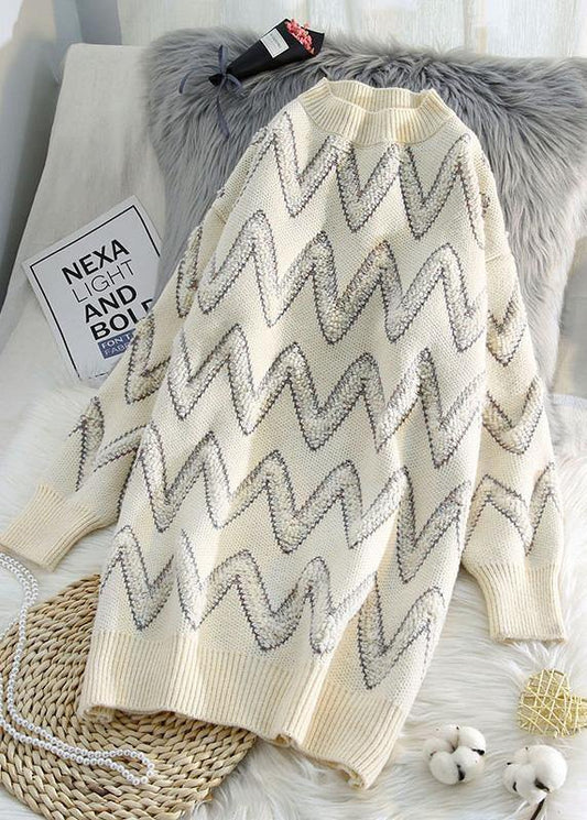 A Vintage Style Sweater with Delicate Timeless Details