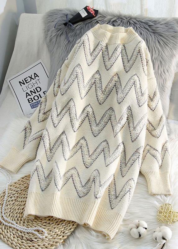 A Vintage Style Sweater with Delicate Timeless Details