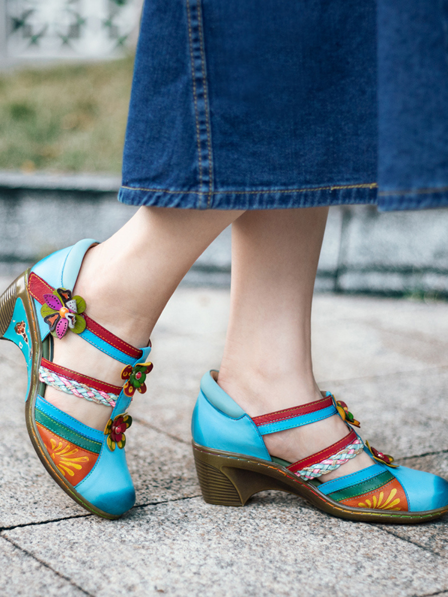 Vintage Inspired Sandals with a Contemporary Edge