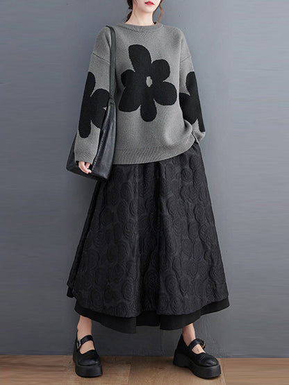 Well Tailored Pullover with a Graceful Silhouette