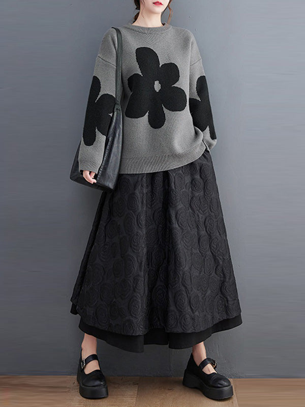 Well Tailored Pullover with a Graceful Silhouette