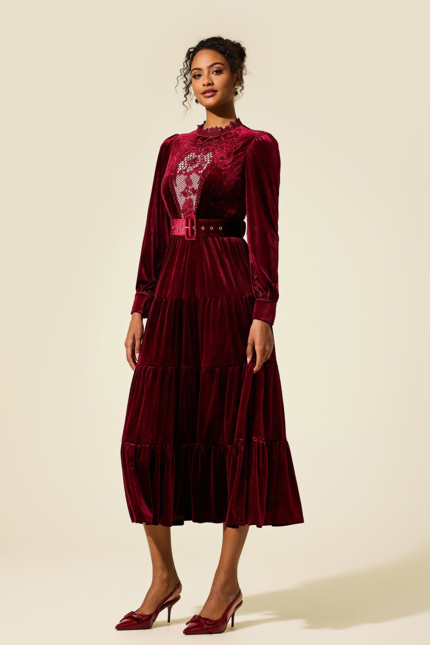 A Vintage Style Dress with Delicate Timeless Details