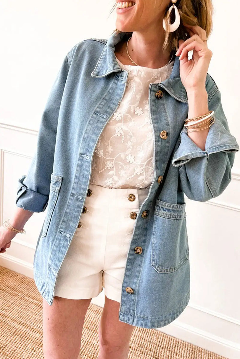 A Vintage Style Jacket with Delicate Timeless Details