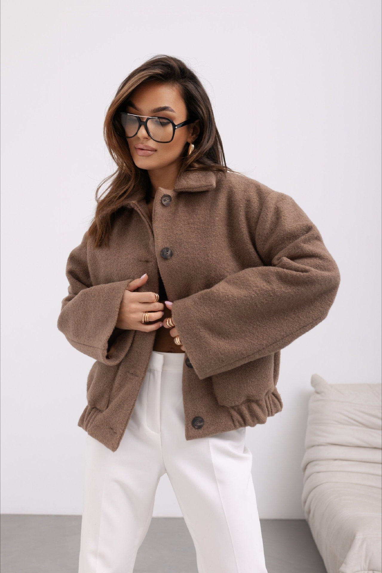 Effortlessly Elegant Coat with a Timeless Design