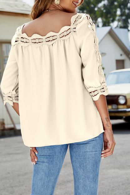 Well Tailored Top with a Graceful Silhouette