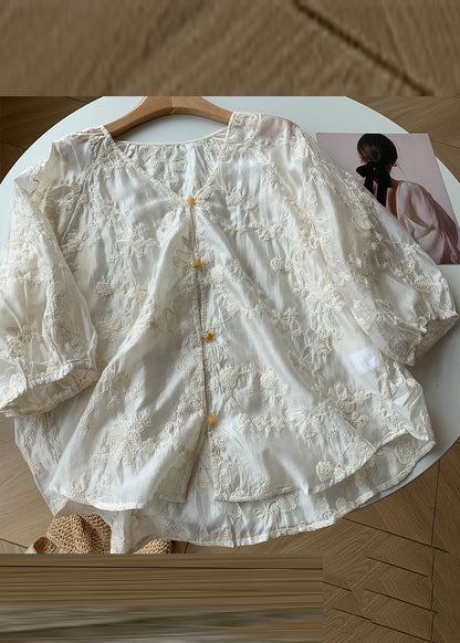 A Vintage Style Top with Delicate Timeless Details