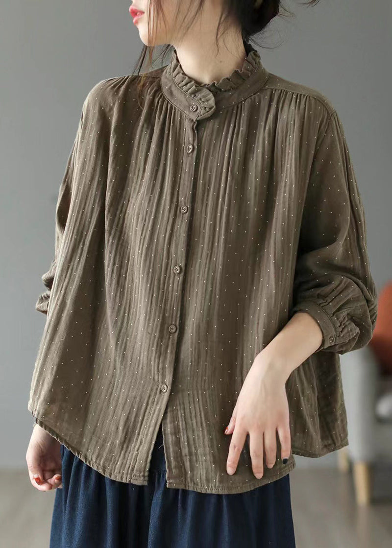 A Vintage Style Shirt with Delicate Timeless Details