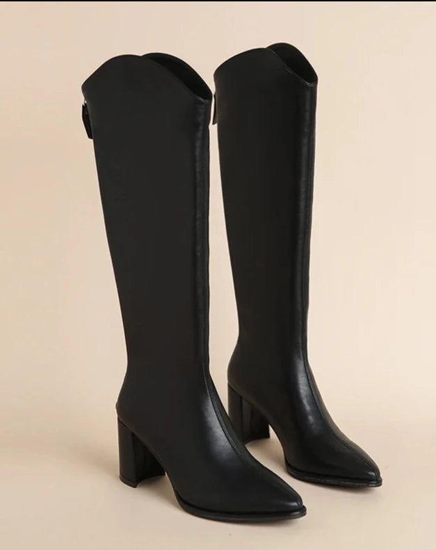 A Vintage Style Boots with Delicate Timeless Details