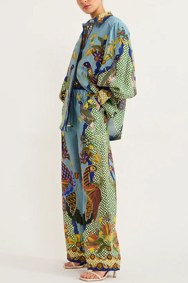 A Vintage Style Pants with Delicate Timeless Details