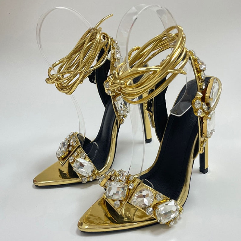 A Vintage Style Sandals with Delicate Timeless Details