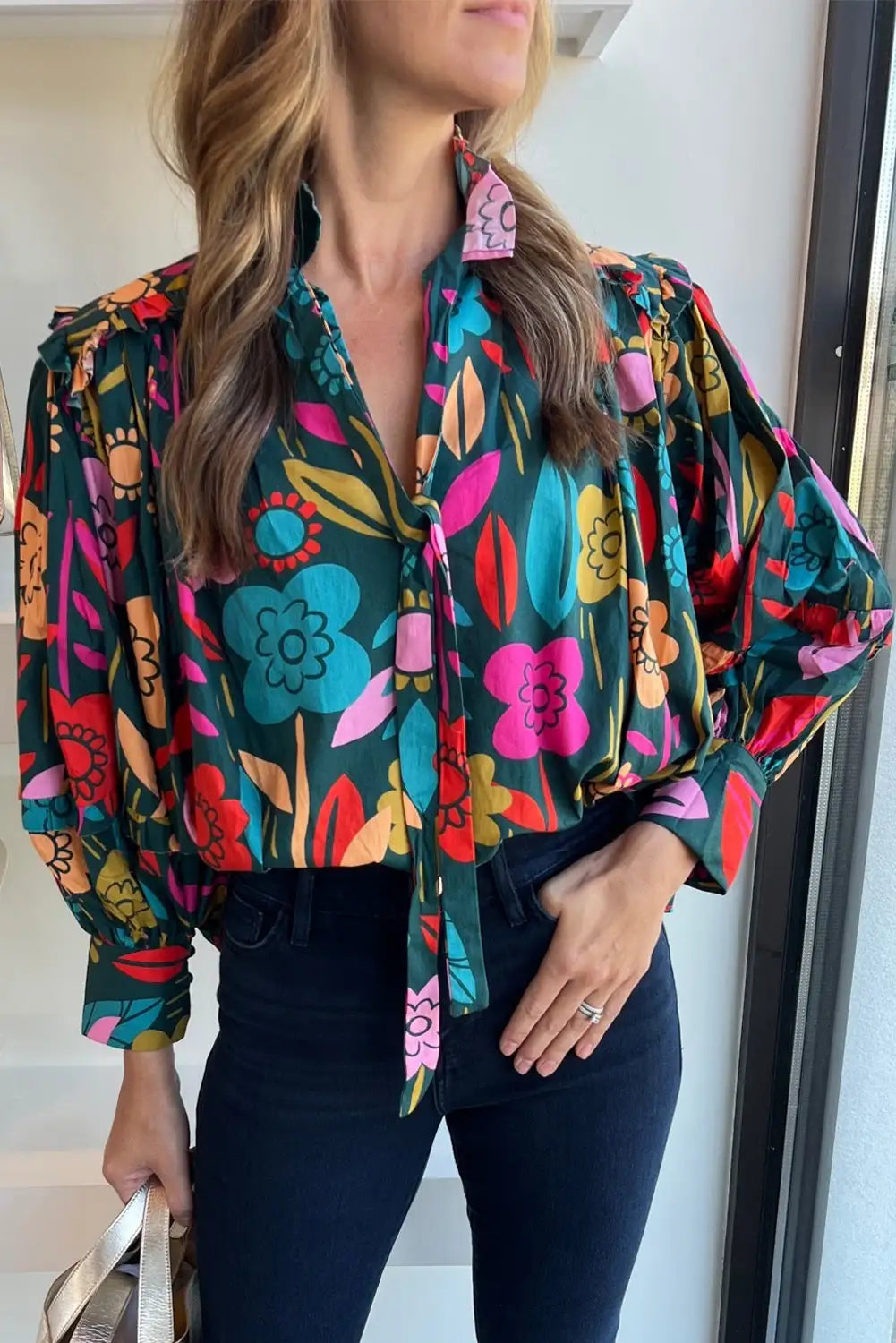 Gracefully Styled Blouse for Any Occasion