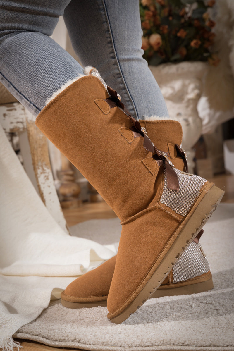 A Vintage Style Boots with Delicate Timeless Details