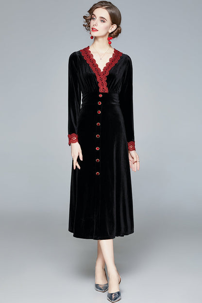 A Vintage Style Dress with Delicate Timeless Details