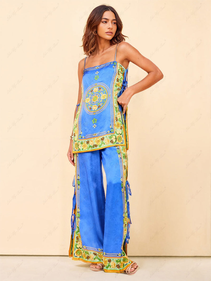 A Vintage Style Pants with Delicate Timeless Details