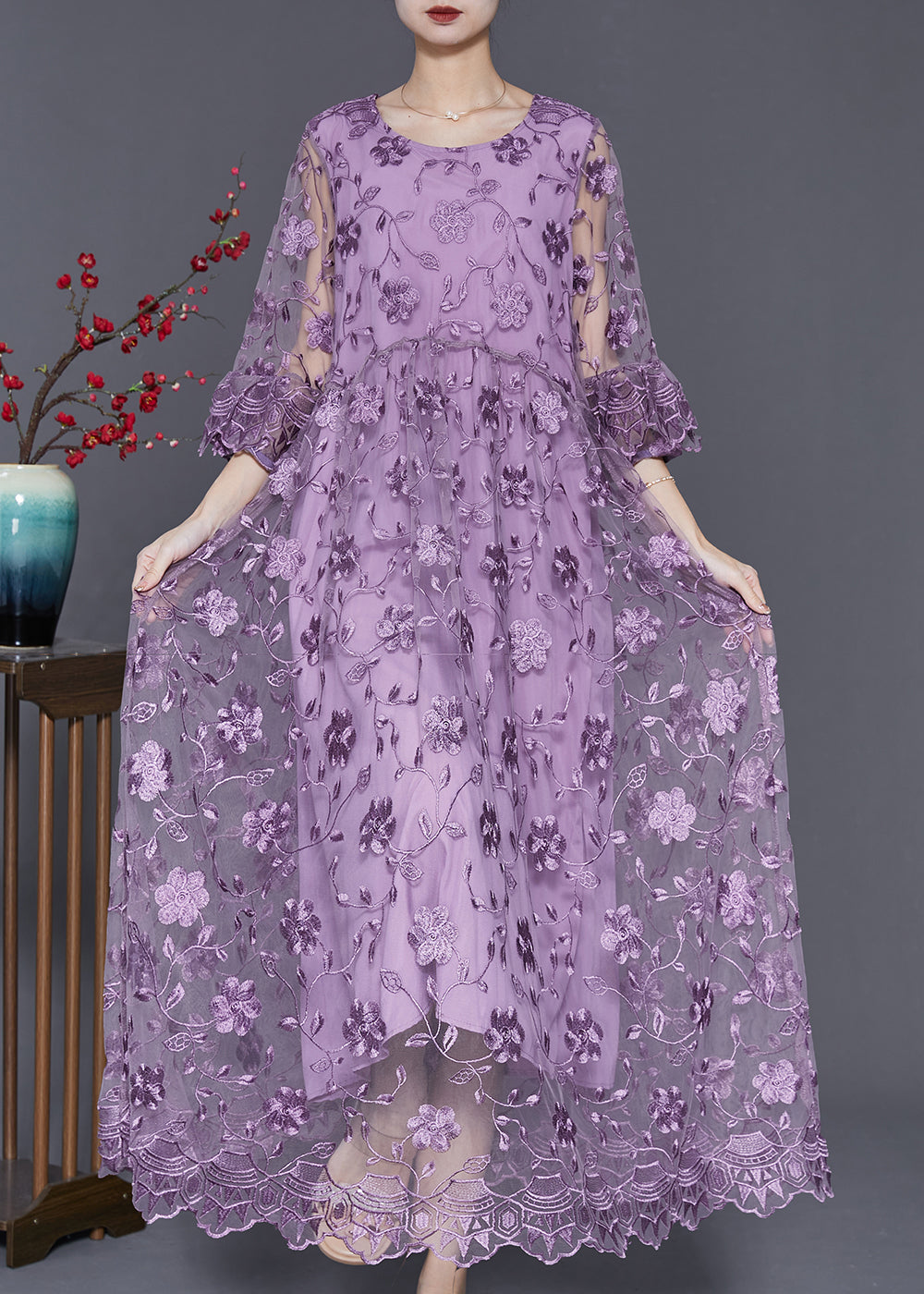 A Vintage Style Dress with Delicate Timeless Details