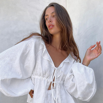 A Vintage Style Top with Delicate Timeless Details