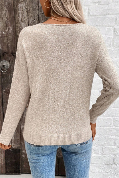 Beautifully Finished Sweater in a Timeless Design