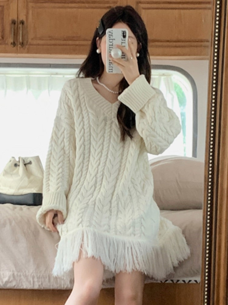 Vintage Inspired Sweater with a Contemporary Edge