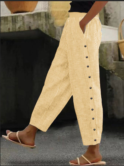 A Vintage Style Pants with Delicate Timeless Details