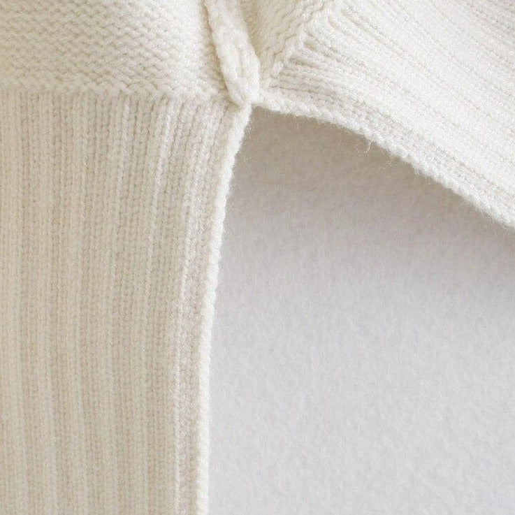 A Vintage Style Sweater with Delicate Timeless Details