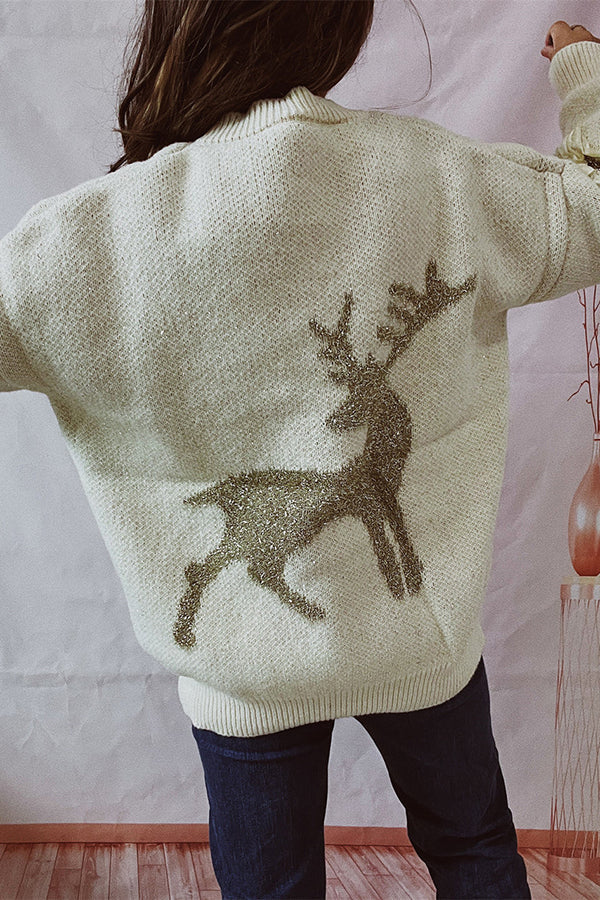 A Vintage Style Sweater with Delicate Timeless Details
