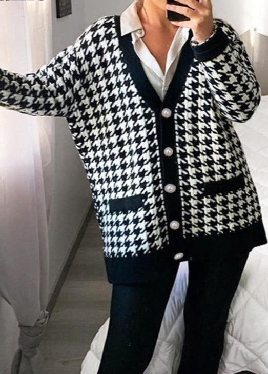 A Vintage Style Cardigan with Delicate Timeless Details