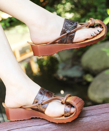 A Vintage Style Sandals with Delicate Timeless Details