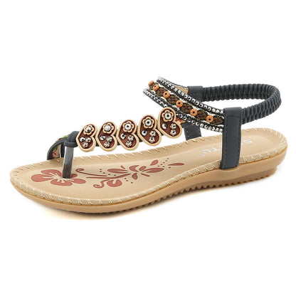 A Vintage Style Sandals with Delicate Timeless Details