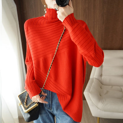 Well Tailored Pullover with a Graceful Silhouette