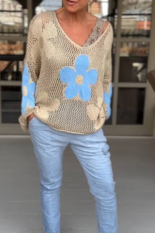 Vintage Inspired Sweater with a Contemporary Edge