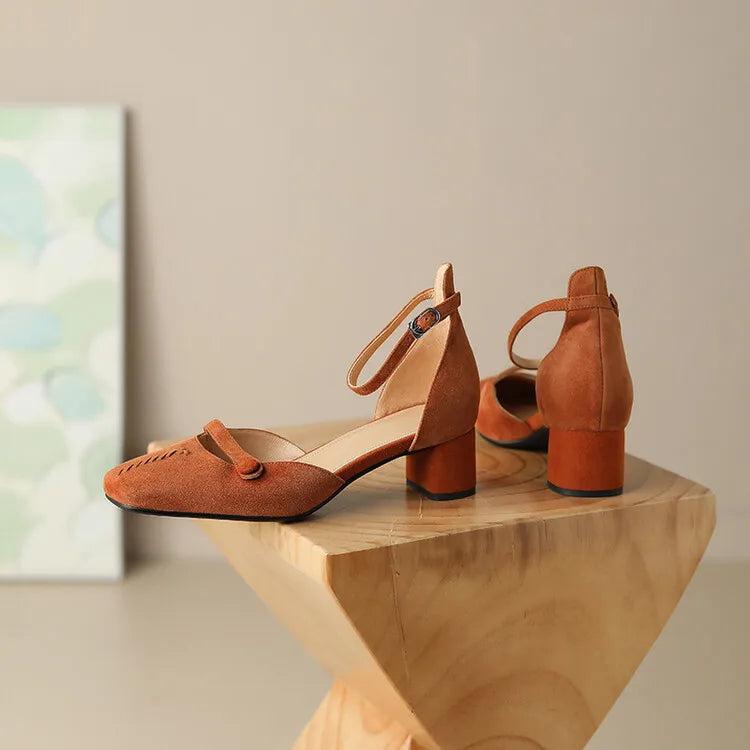 A Vintage Style Sandals with Delicate Timeless Details