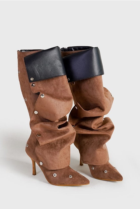 A Vintage Style Boots with Delicate Timeless Details