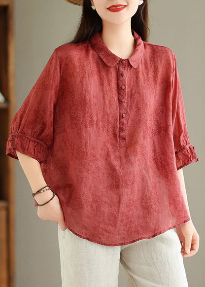 Classic Vintage Blouse with a Flattering Fit