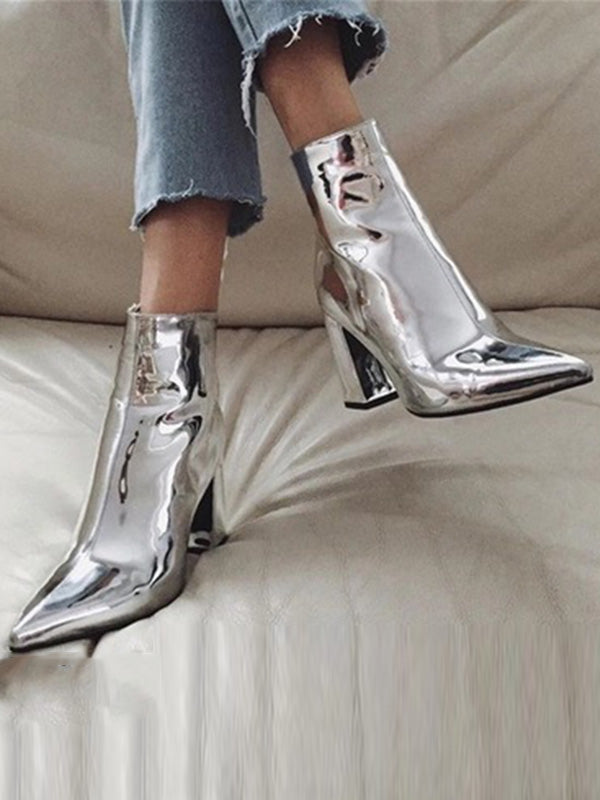 A Vintage Style Boots with Delicate Timeless Details