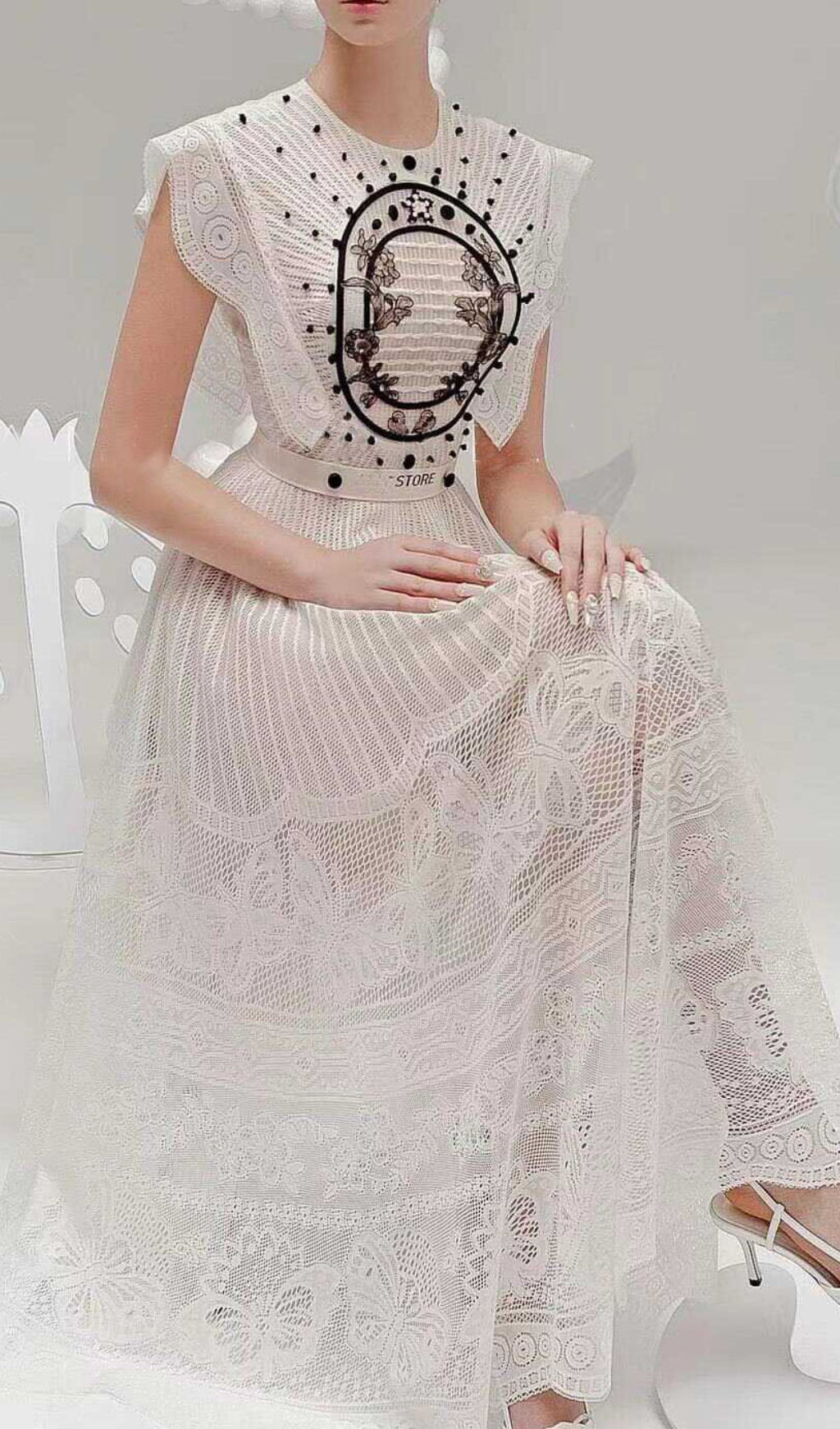 A Vintage Style Dress with Delicate Timeless Details