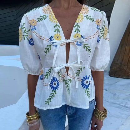 Vintage Inspired Blouse with a Contemporary Edge